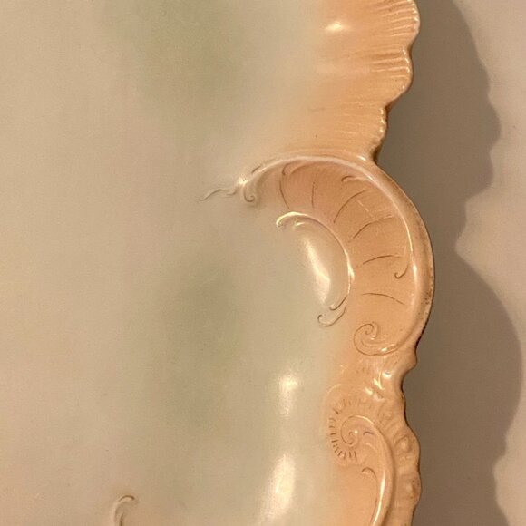 WEIMAR Germany Porcelain Platter Lusterware c1848-1933 Maker Mark - Picture 5 of 10